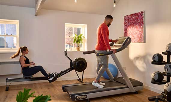 Home gyms 3d render