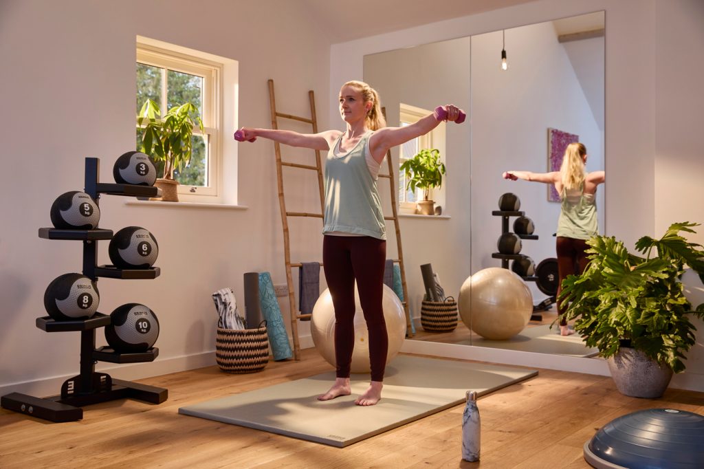 Contemporary home gym design